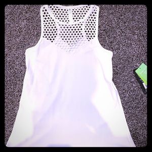 White Empower Tank by Glyder Size Small